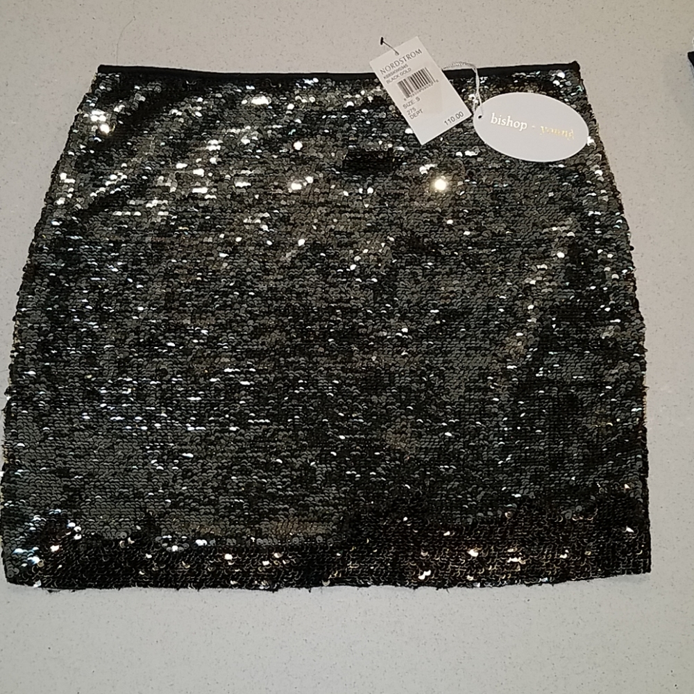 Bishop + Young Sequin Skirt